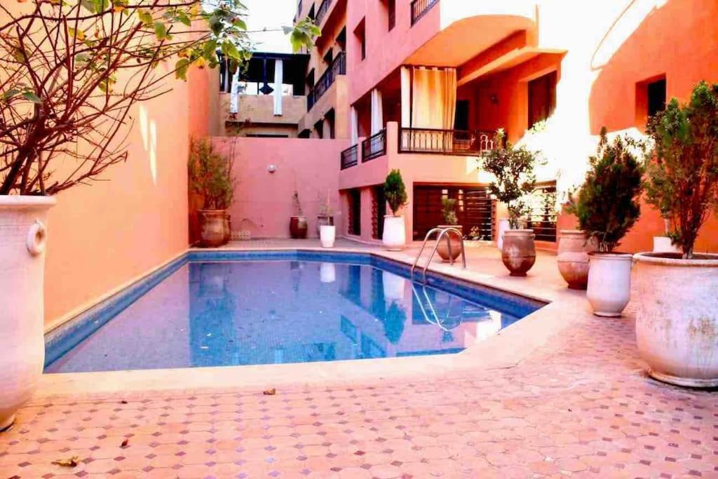 Cosy Appartement Au Coeur De Gueliz มาร์ราเกช ภายนอก รูปภาพ